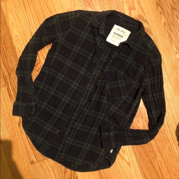 Garage Boyfriend Flannel (XS) - Picture 1 of 2